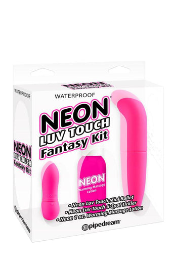 Pipedream - Neon - Fantasy G-Spot Bullet Kit - Pink - Stag Shop