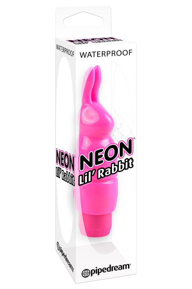 Pipedream - Neon - Lil' Rabbit Clitoral Vibrator - Pink - Stag Shop