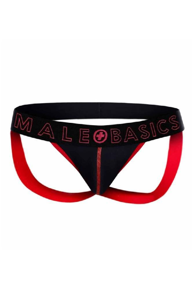 MaleBasics - Neon Jockstrap - Red - Stag Shop