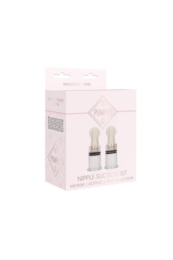 Shots Toys - Pumped - Nipple Suction Set - Assorted Sizes - Stag Shop