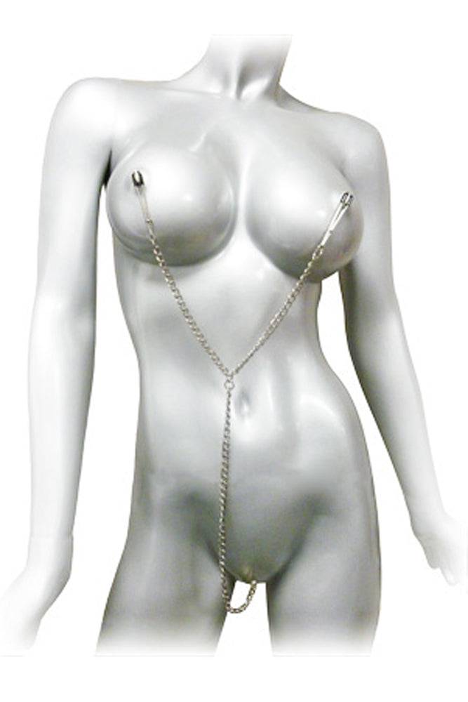 XR Brands - Master Series - Anais - Nipple to Clit Tweezer Clamp Set - Stag Shop