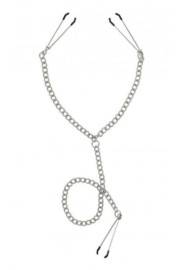 XR Brands - Master Series - Anais - Nipple to Clit Tweezer Clamp Set - Stag Shop