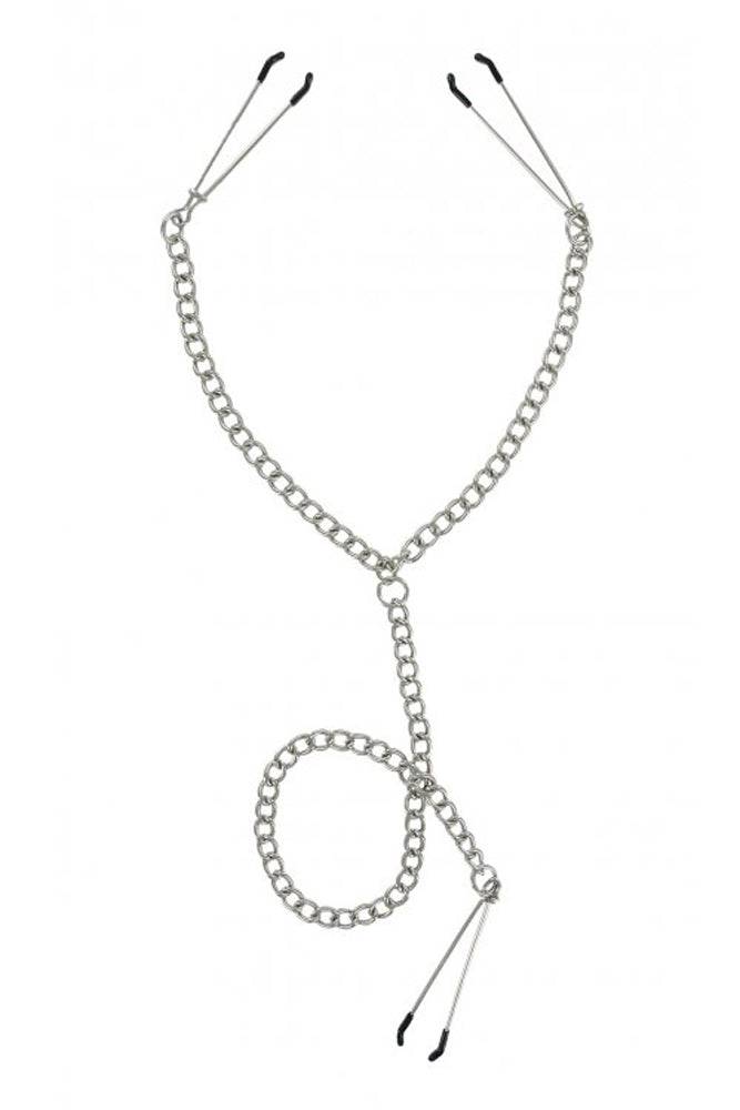 XR Brands - Master Series - Anais - Nipple to Clit Tweezer Clamp Set - Stag Shop