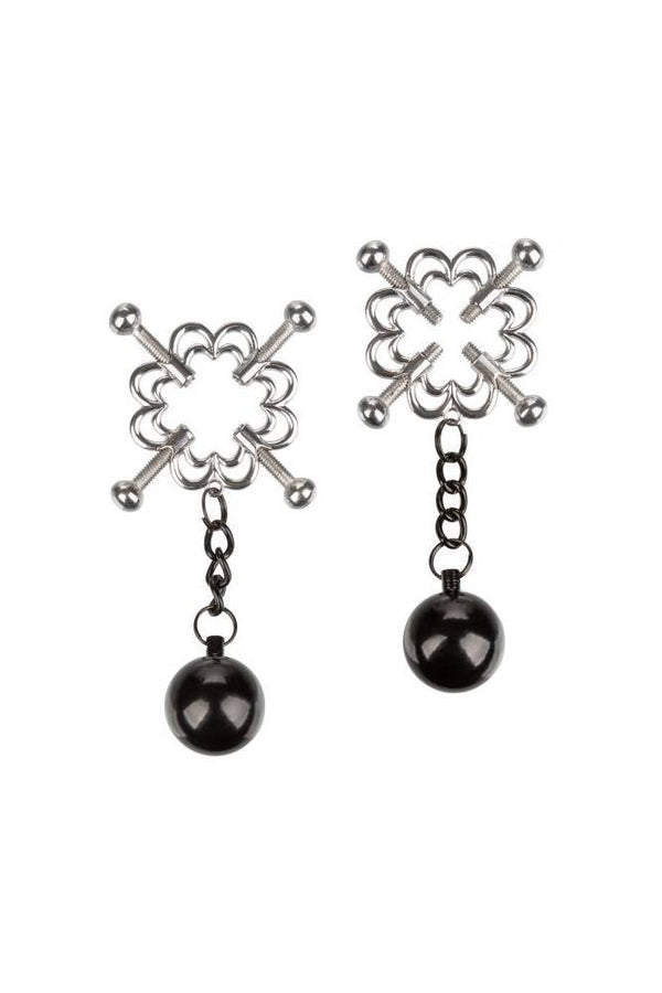 Cal Exotics - Nipple Grips - 4 Point Weighted Nipple Press - Stag Shop