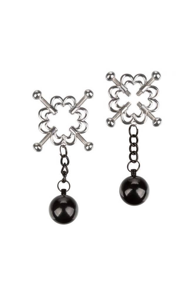 Cal Exotics - Nipple Grips - 4 Point Weighted Nipple Press - Stag Shop