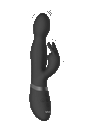 Shots Toys - VIVE - Niva - 360degrees Rotating Rabbit Vibrator - Black - Stag Shop