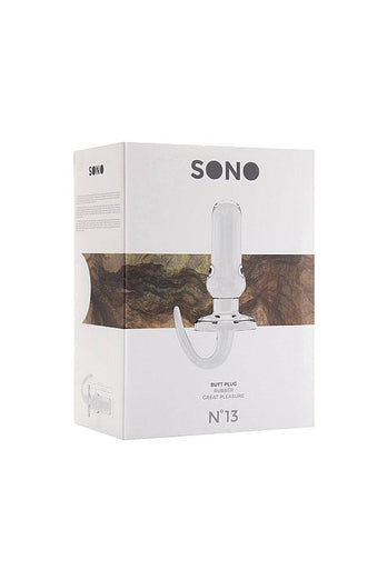 Shots Toys - Sono - No. 13 Butt Plug - Clear - Stag Shop