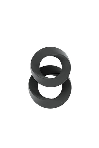 Shots Toys - Sono - No.24 Cock Ring Set - Grey - Stag Shop