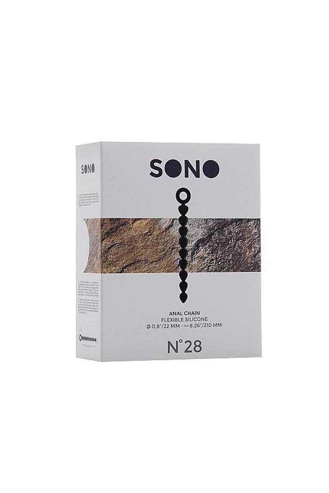 Shots Toys - Sono - No.28 Anal Chain - Black - Stag Shop