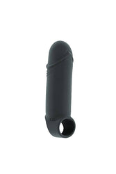 Shots Toys - Sono - No.35 Stretchy Thick Penis Extension - Grey - Stag Shop