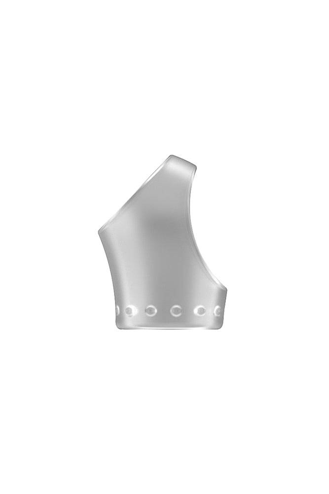 Shots Toys - Sono - No.45 Cockring & Ball Strap - Clear - Stag Shop