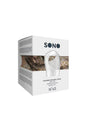 Shots Toys - Sono - No.45 Cockring & Ball Strap - Clear - Stag Shop