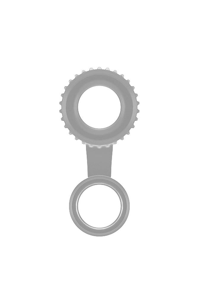 Shots Toys - Sono - No.47 Cockring & Ball Strap - Clear - Stag Shop