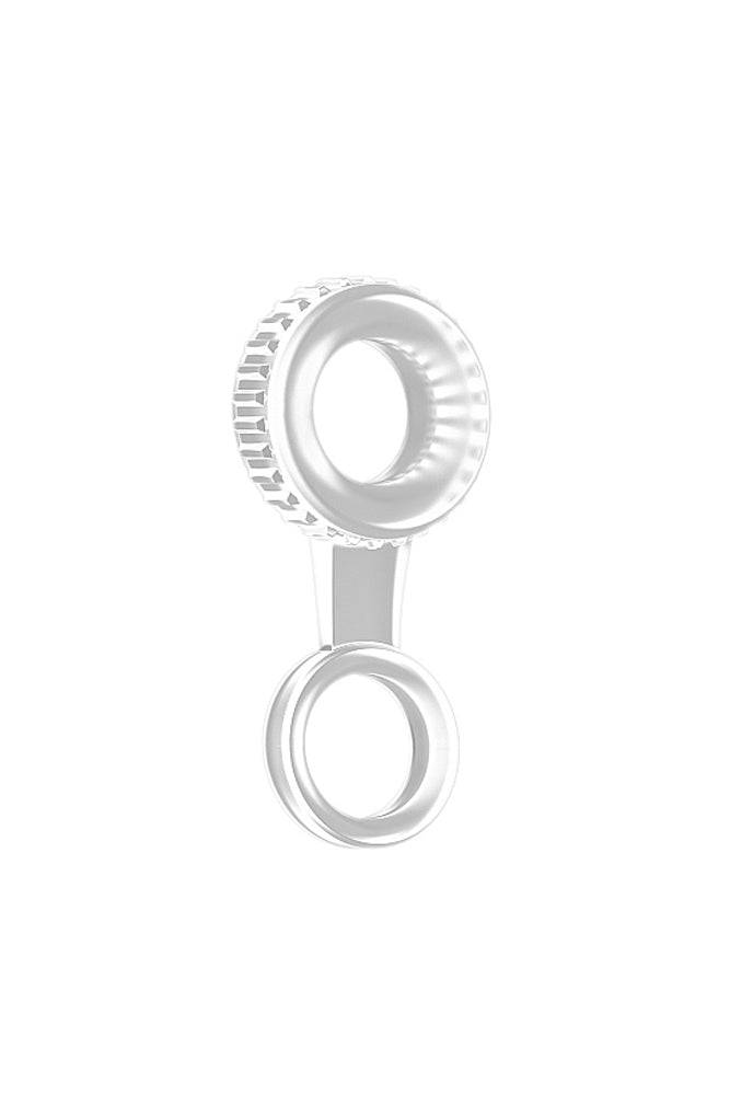 Shots Toys - Sono - No.47 Cockring & Ball Strap - Clear - Stag Shop