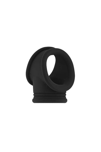 Shots Toys - Sono - No.48 Cockring & Ball Strap - Black - Stag Shop