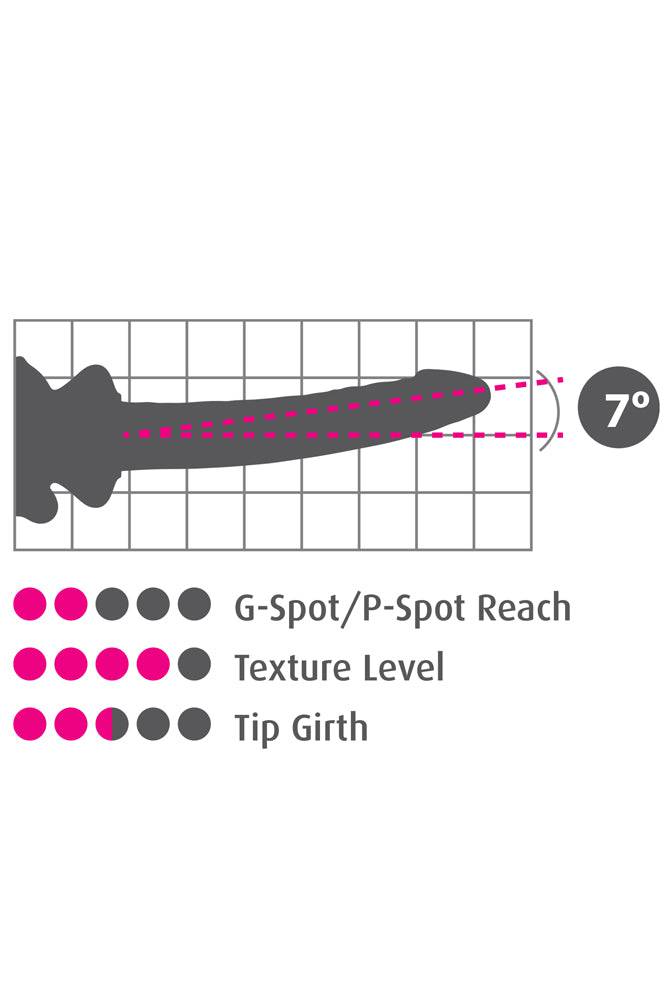 Pipedream - Icicles - No. 86 - Realistic Suction Cup Glass Dildo - Pink - Stag Shop