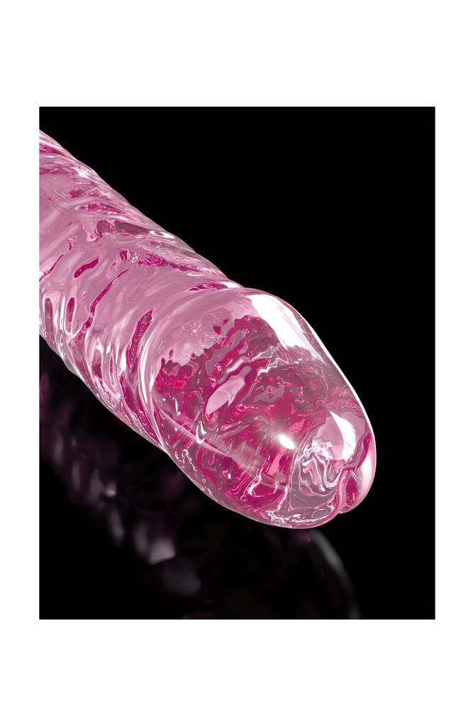 Pipedream - Icicles - No. 86 - Realistic Suction Cup Glass Dildo - Pink - Stag Shop