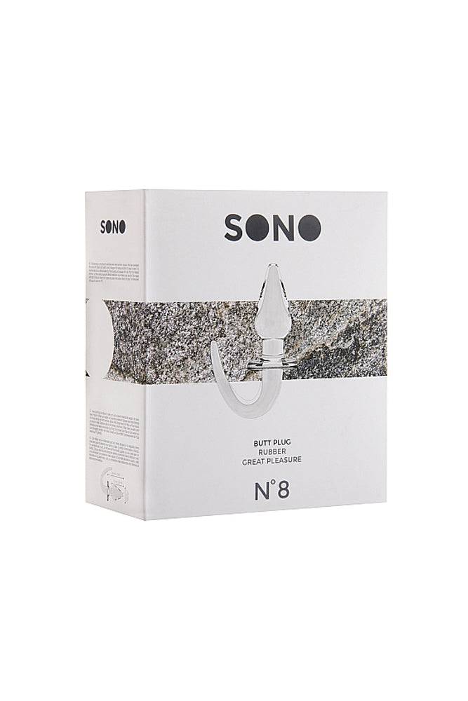 Shots Toys - Sono - No. 8 Butt Plug - Clear - Stag Shop