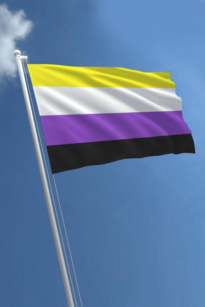 Stag Shop - Pride Flag - Non-Binary - 4 x 6 Inch - Stag Shop