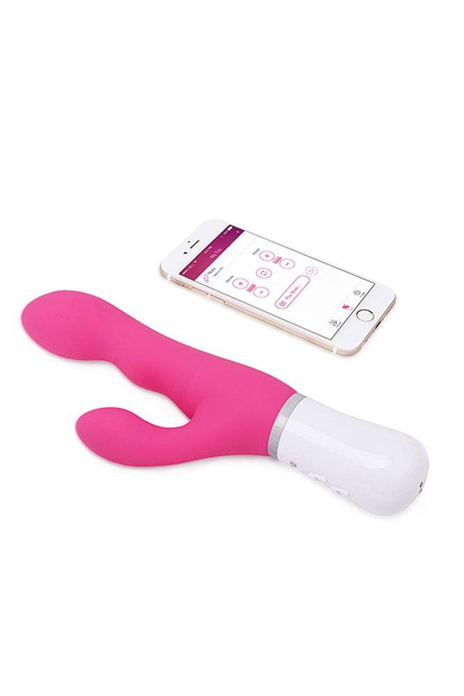 Lovense - Nora Bluetooth Rabbit Vibrator - Pink - Stag Shop