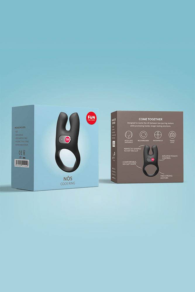 Fun Factory - NŌS Vibrating Cock Ring - Black - Stag Shop