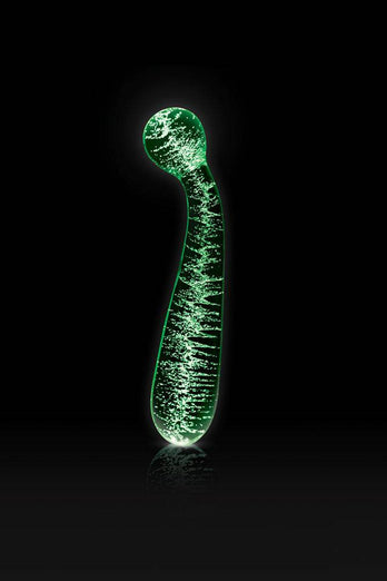 NS Novelties - Firefly - Glass Glow in the Dark G-Spot Wand - Clear/Glow - Stag Shop