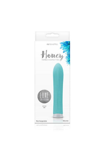 NS Novelties - Luxe - Honey Classic Vibrator - Turquoise - Stag Shop
