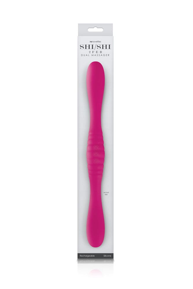 NS Novelties - Shi/Shi - 2FER Double End Vibrator - Pink - Stag Shop