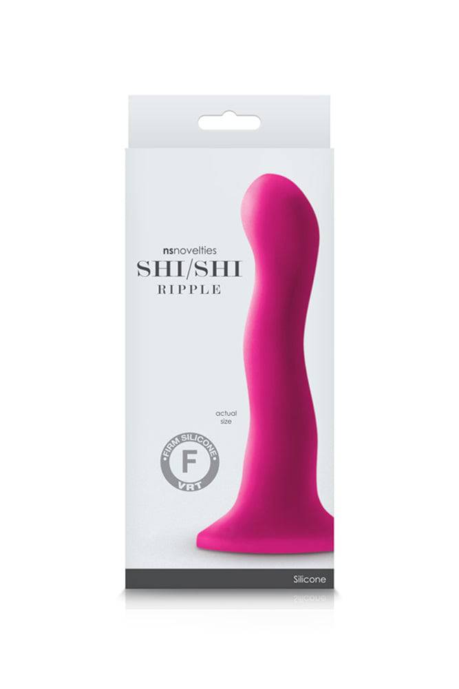 NS Novelties - Shi/Shi - Ripple 6 Inch Dildo - Assorted Colours - Stag Shop