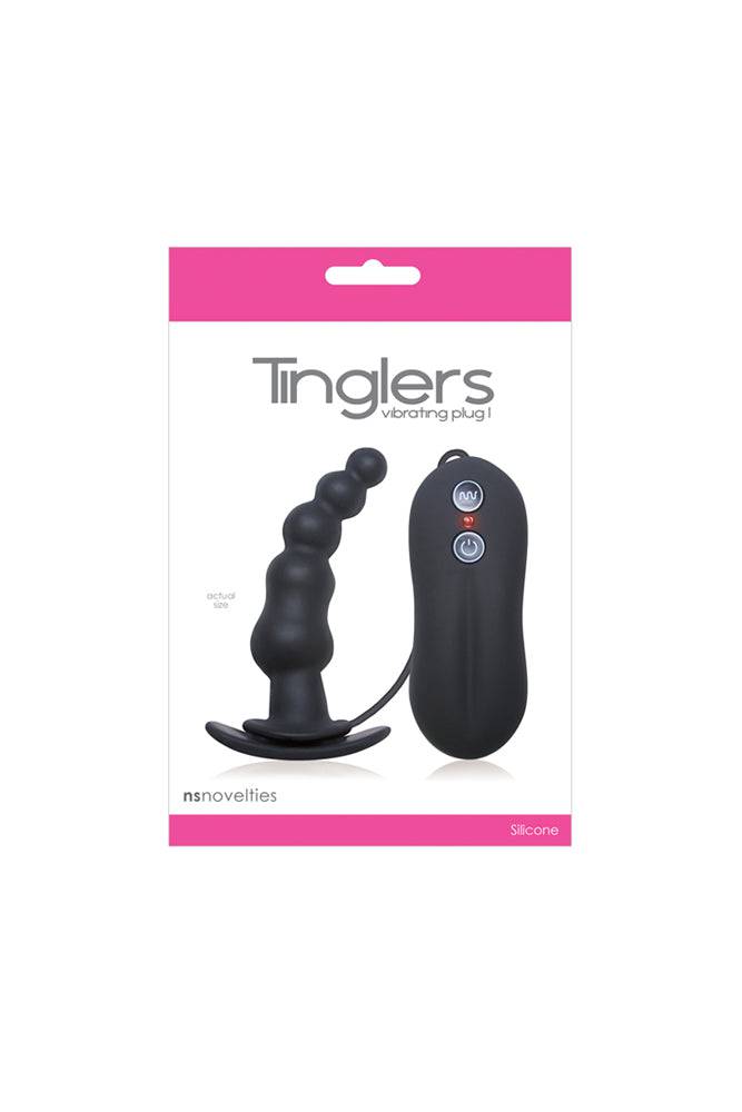 NS Novelties - Tinglers - Plug I Anal Vibrator - Black - Stag Shop