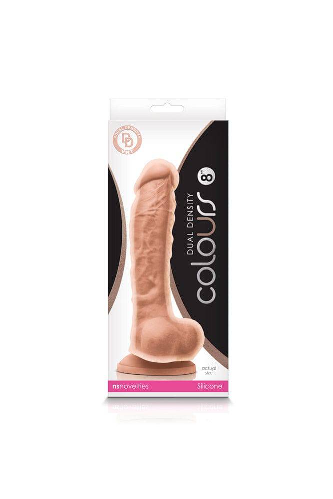 NS Novelties - Colours - Dual Density Dildo - Assorted Colours & Sizes - Stag Shop
