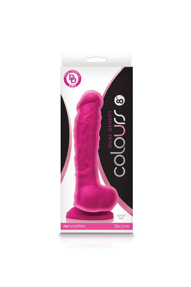 NS Novelties - Colours - Dual Density Dildo - Assorted Colours & Sizes - Stag Shop