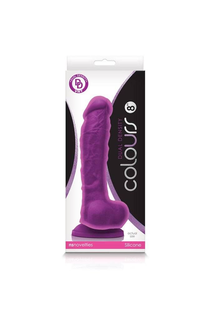 NS Novelties - Colours - Dual Density Dildo - Assorted Colours & Sizes - Stag Shop