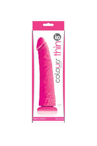 Thumbnail for NS Novelties - Colours - 8 Inch Pleasures Thin Dildo - Pink - Stag Shop