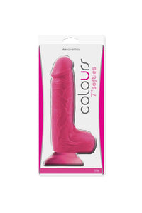 Thumbnail for NS Novelties - Colours - 7 Inch Softies Dildo - Pink - Stag Shop