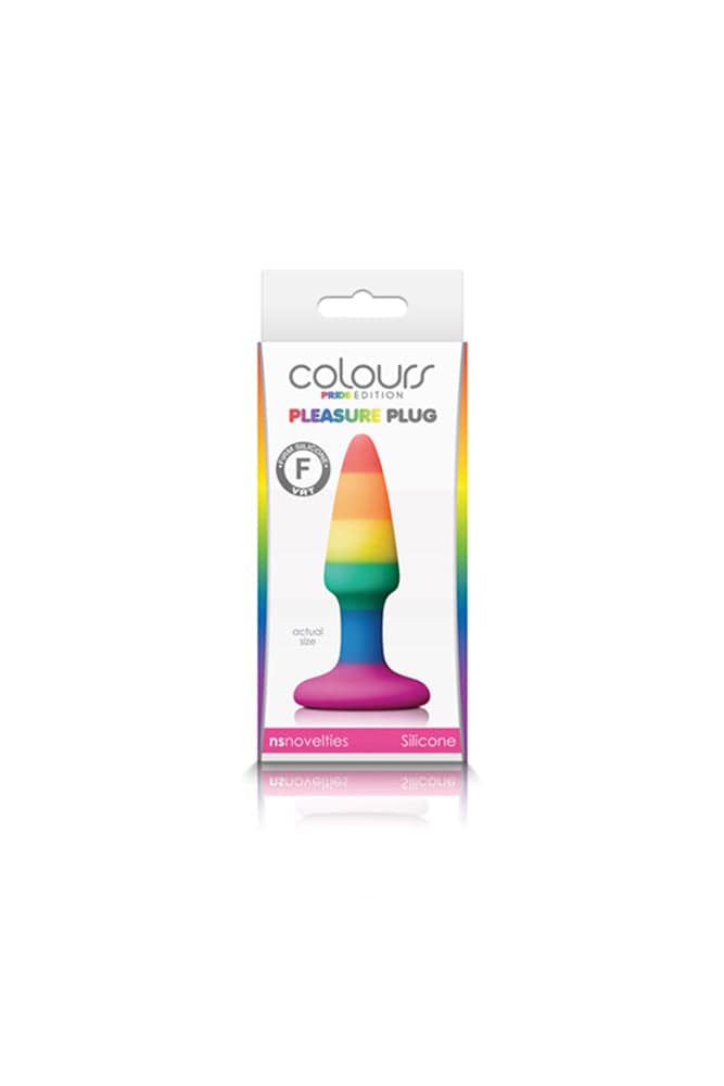 NS Novelties - Colours - Pride Edition - Pleasure Butt Plug - Assorted Sizes - Stag Shop