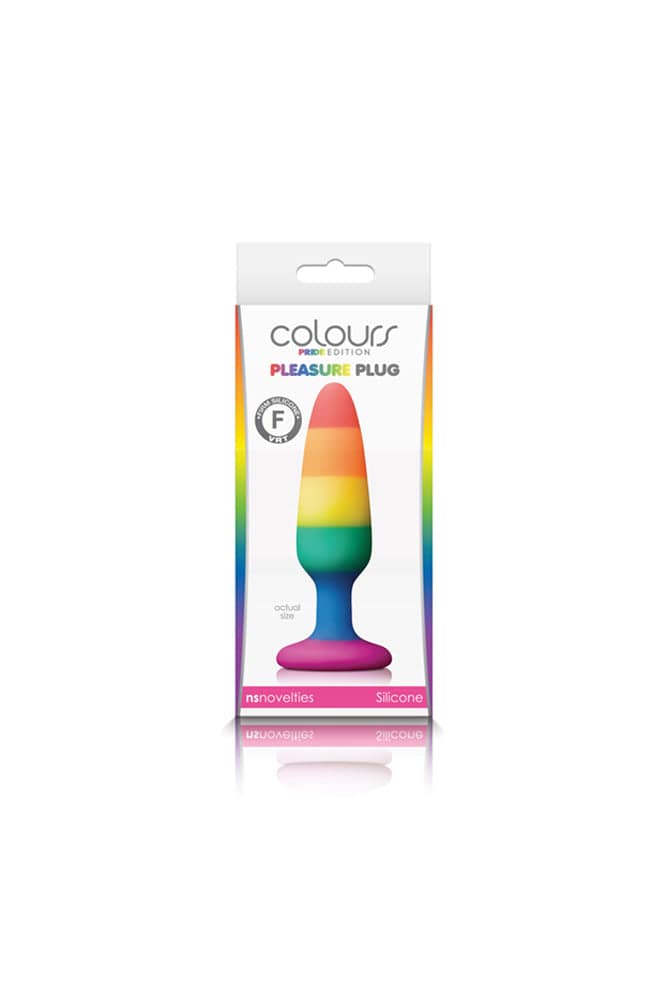 NS Novelties - Colours - Pride Edition - Pleasure Butt Plug - Assorted Sizes - Stag Shop