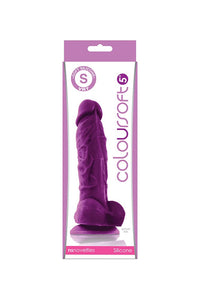 Thumbnail for NS Novelties - Coloursoft - 5 Inch Soft Dildo - Assorted Colours - Stag Shop