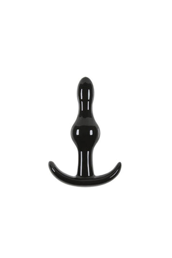 NS Novelties - Jelly Rancher - T-Plug - Wave - Black - Stag Shop