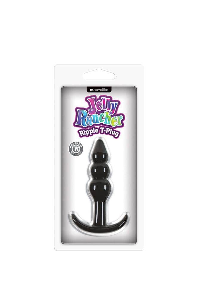 NS Novelties - Jelly Rancher - T-Plug - Ripple - Assorted Colours - Stag Shop