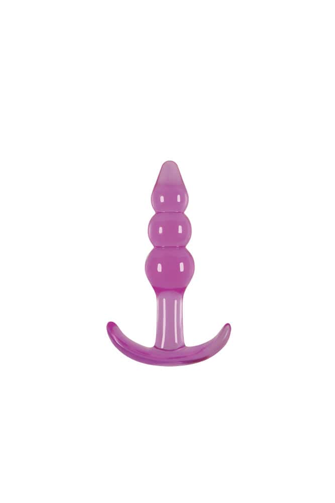 NS Novelties - Jelly Rancher - T-Plug - Ripple - Assorted Colours - Stag Shop