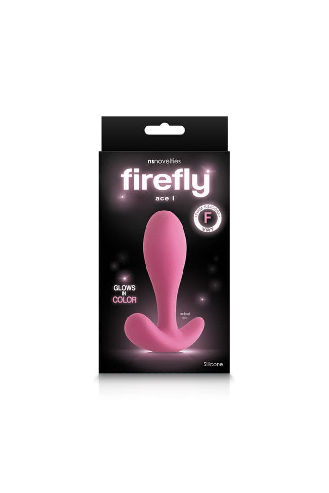 NS Novelties - Firefly - Ace I Butt Plug - Pink - Stag Shop