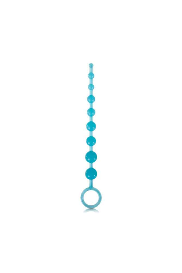 NS Novelties - Firefly - Pleasure Anal Beads - Blue - Stag Shop