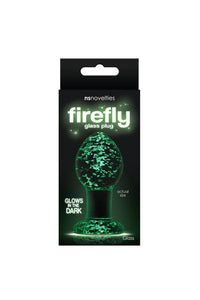 Thumbnail for NS Novelties - Firefly - Glass Butt Plug - Glow-In-The-Dark/Clear - Assorted Sizes - Stag Shop