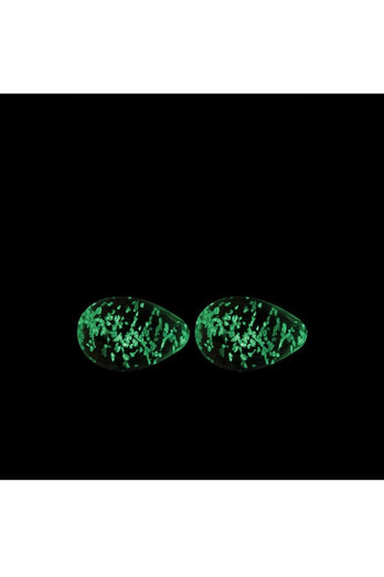 NS Novelties - Firefly - Glass Kegel Eggs - Glow-In-The-Dark/Clear - Stag Shop