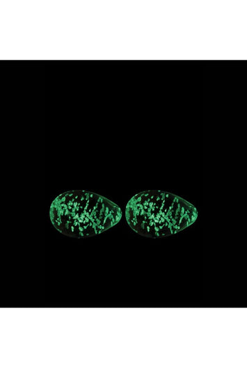 NS Novelties - Firefly - Glass Kegel Eggs - Glow-In-The-Dark/Clear - Stag Shop