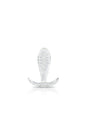 NS Novelties - Firefly - Glass Ace I Butt Plug - Glow-In-The-Dark/Clear - Stag Shop
