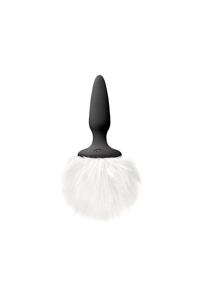 NS Novelties - BunnyTails - Mini Tail Plug - Black/White - Stag Shop