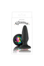 NS Novelties - Glams - Rainbow Gem Butt Plug - Black - Stag Shop