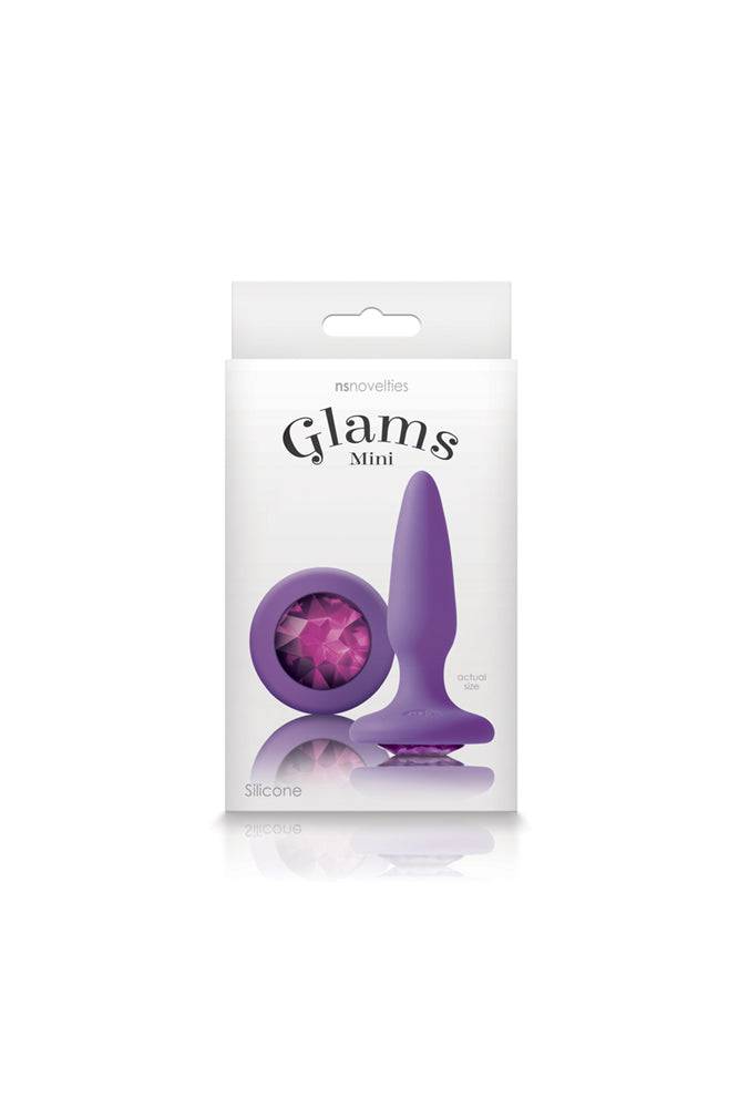 NS Novelties - Glams - Mini Gem Butt Plug - Assorted Colours - Stag Shop